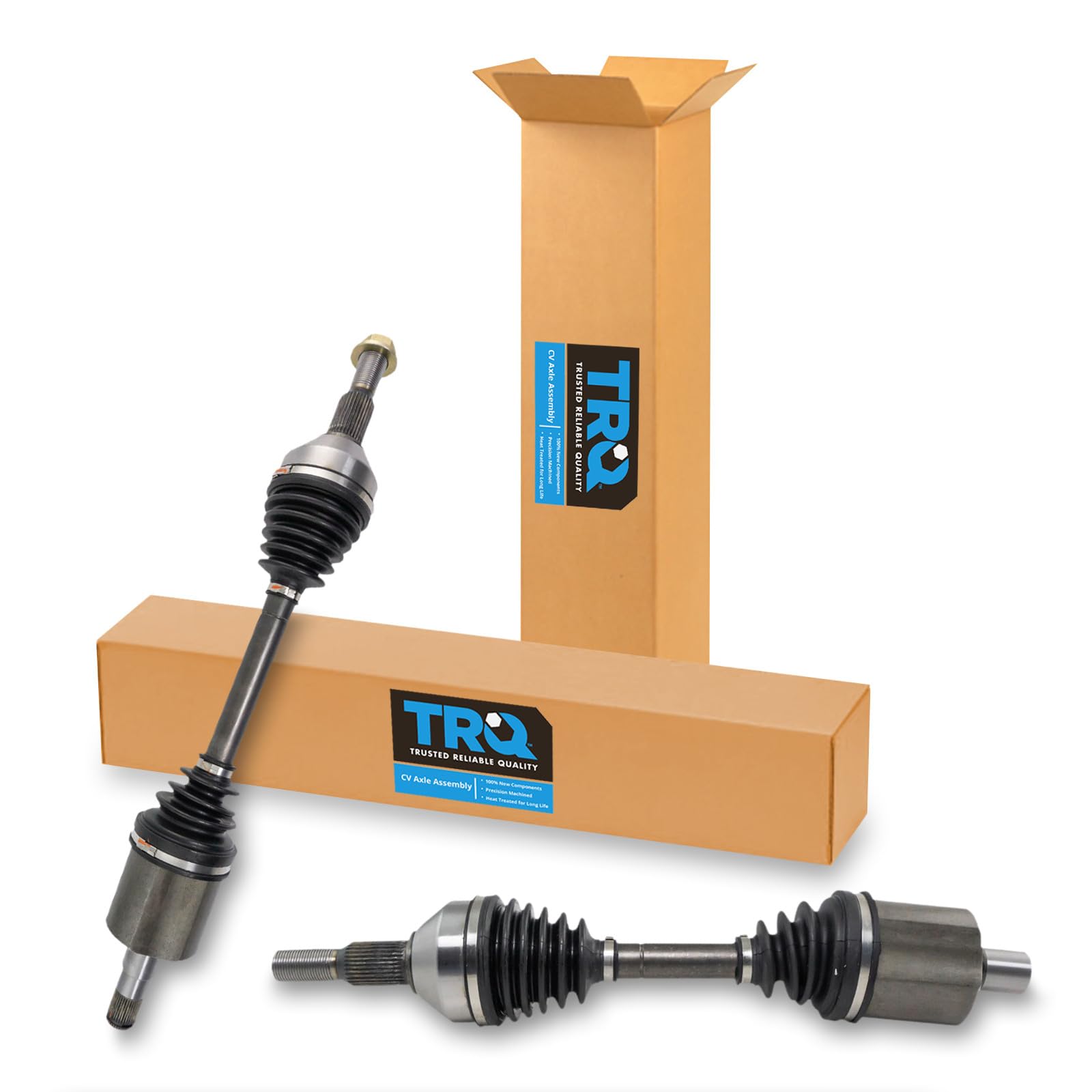 TRQ Front Left and Right CV Axle Assembly Set 2 Piece