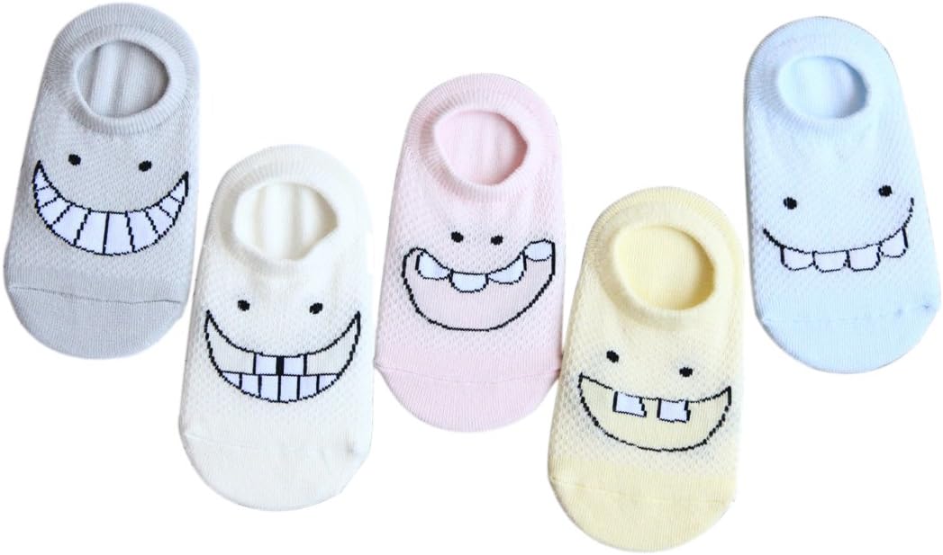 VWU Baby Socks Anti Slip With Grips Unisex Toddler Infant Kids Cute Warm Winter Non Skid Crew Ankle Cotton 6 Pack (3 Color, 1-3T)