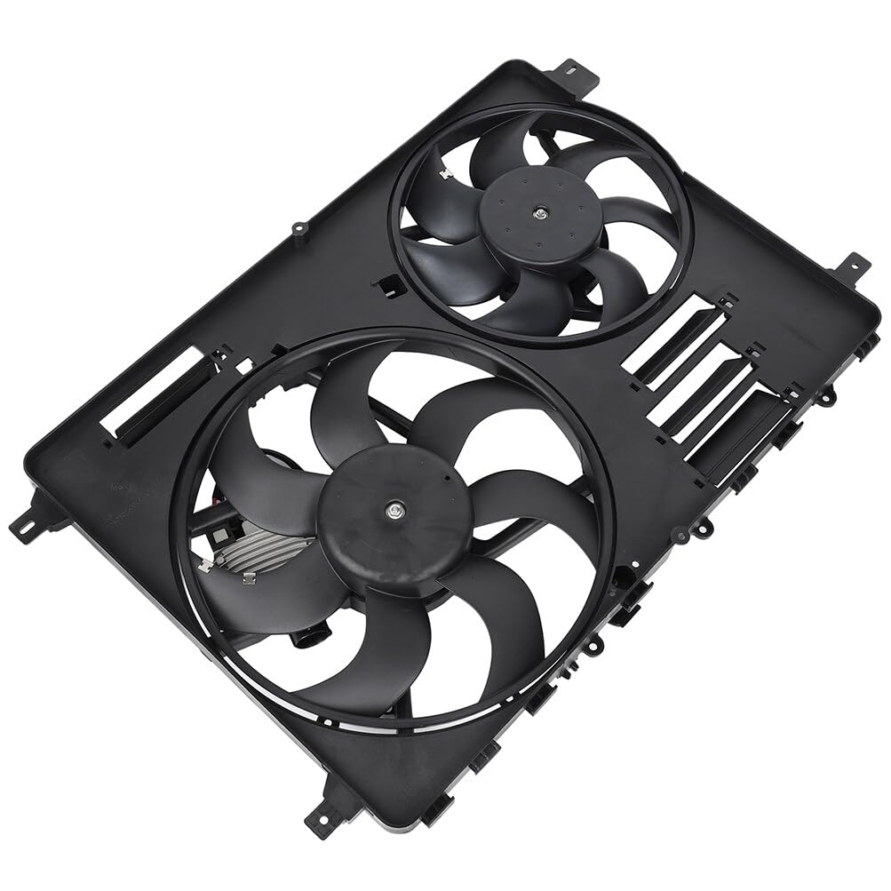 A-Premium Engine Cooling Fan Assembly With Controller For Volvo - Fits XC60, S60, XC70, S80, V60, V70 (2008-2016 Models)