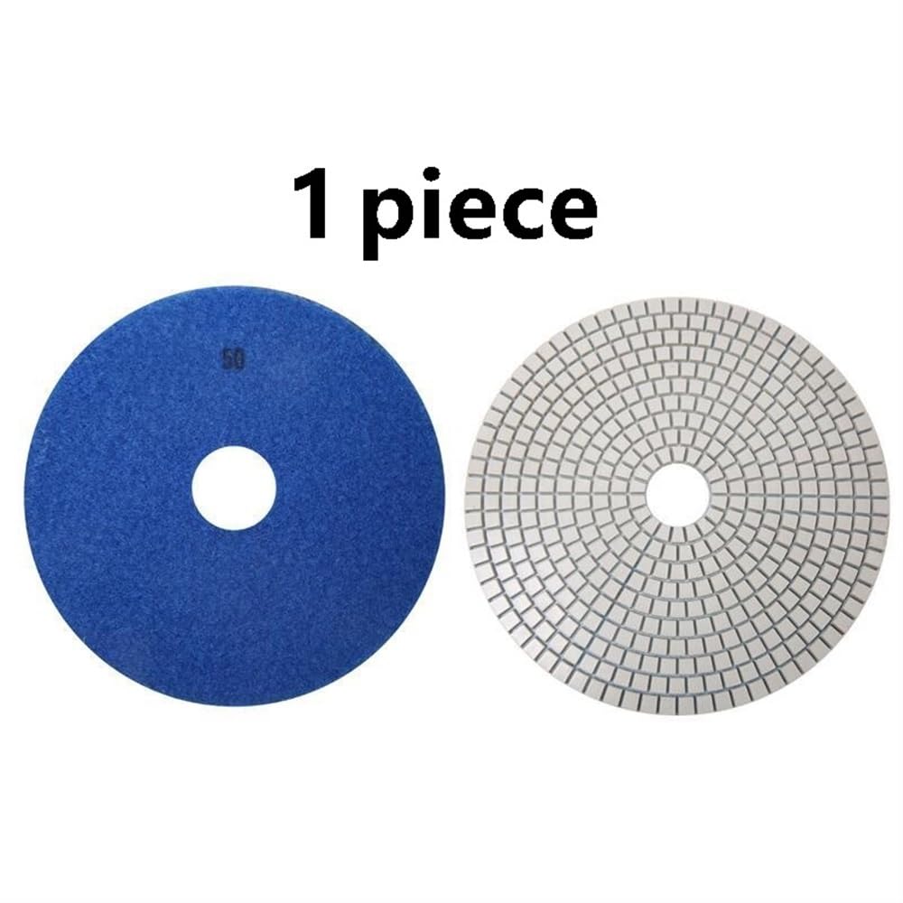 Almohadillas de pulido de diamante Disco de lijado polaco 8 pulgadas, almohadillas pulido diamante granito húmedo for lijadora hormigón, encimera mármol, grano 150 500 3000
