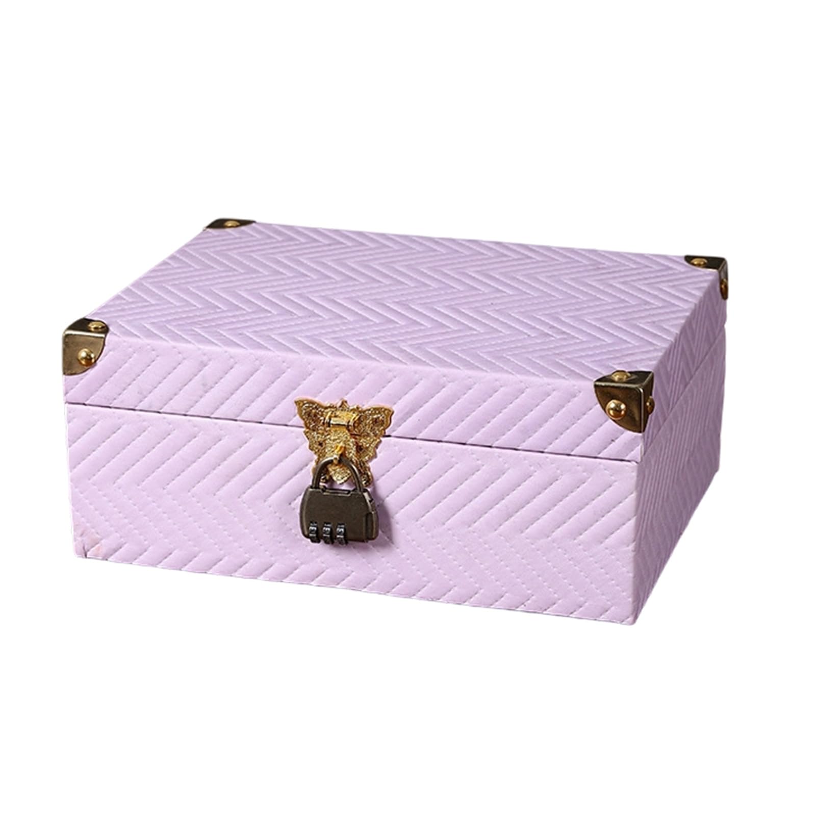 Zxfdsfdbnm Portable Storage Case with and Leather Finish for Secure Keeping of Jewelry Files and Belongings Room Portable Storage Container Box Featuring Leather Covered Wooden Design Big Compartment