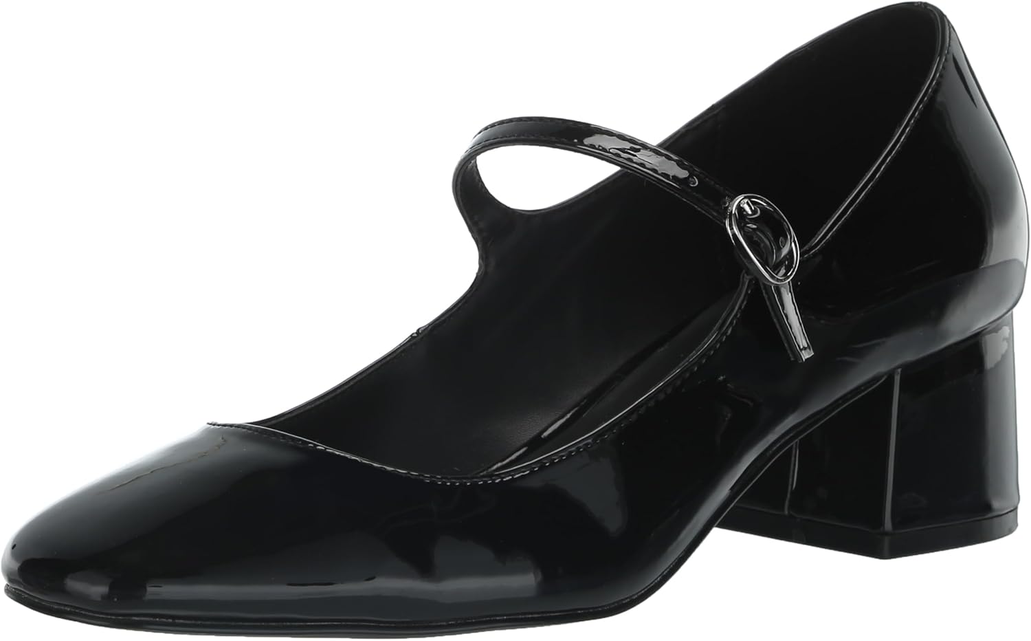 Steve Madden Women's Hawke Pump, Black Patent, 7