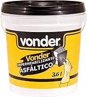 Vonder, Impermeabilizante Asfáltico 3,6 L.
