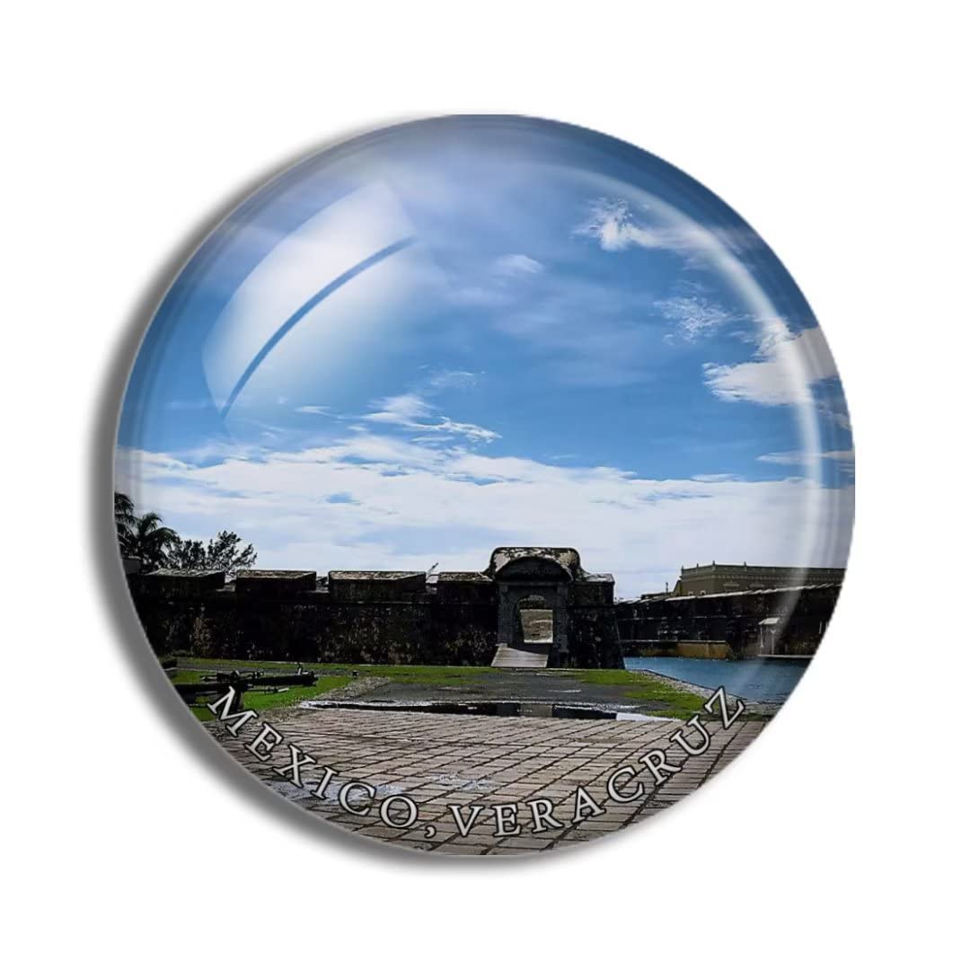Weekino Crystal Fridge Magnets Veracruz Mexico Travel Souvenir Funny Sticker For Gift Home Decoration Office Whiteboard