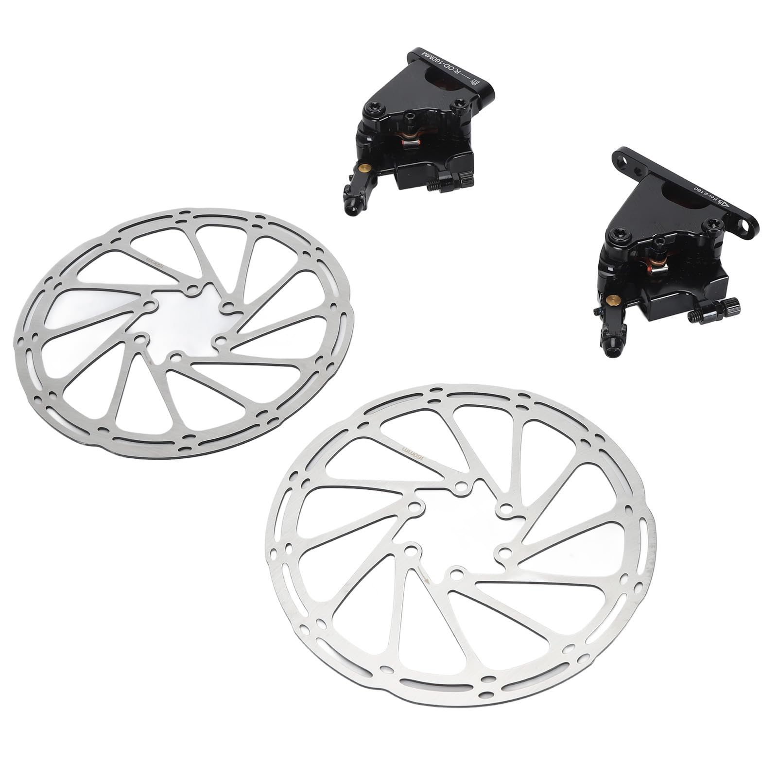 Zestaw hamulca tarczowego roweru aluminium aluminiowe zaciskanie ze stopu Aluminiowe lekki cichy przedni tylny hydrauliczny hamulca tarczowy na rower górski