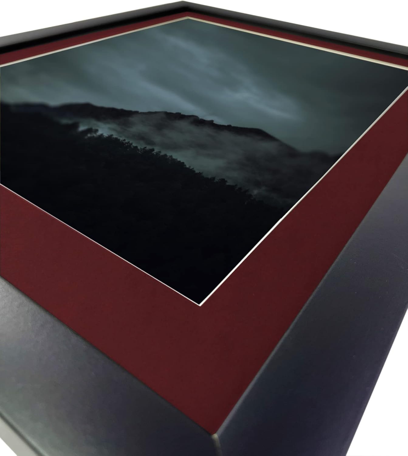 Craig Frames B038 Pre-Cut Mat Board for 17x21 Print, 20x24, Maroon Red