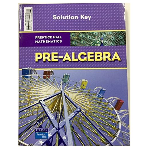 Prentice Hall Mathematics, Pre-Algebra Solution Key