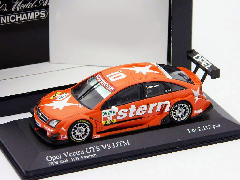 【MINICHAMPS】OPEL VECTRA GTS V8 #M48 Minichamps 1:43 M. Fässler Opel Vectra GTS V8 DTM 2004 #3