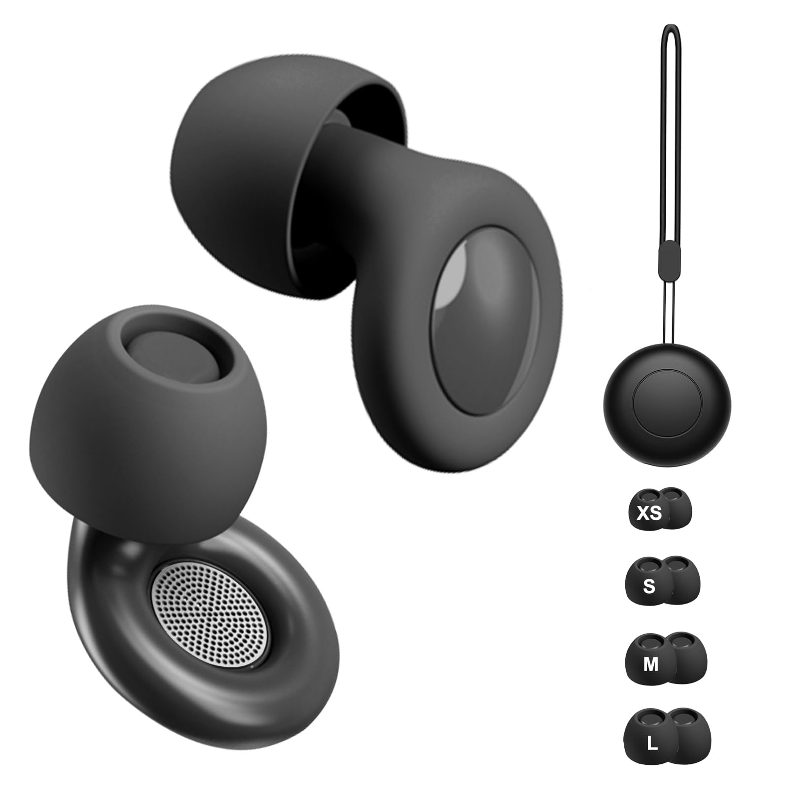 Ear Plugs for Sleep, 30db Noise Cancelling with Storage Case, Ultra Soft Reusable Silicone...