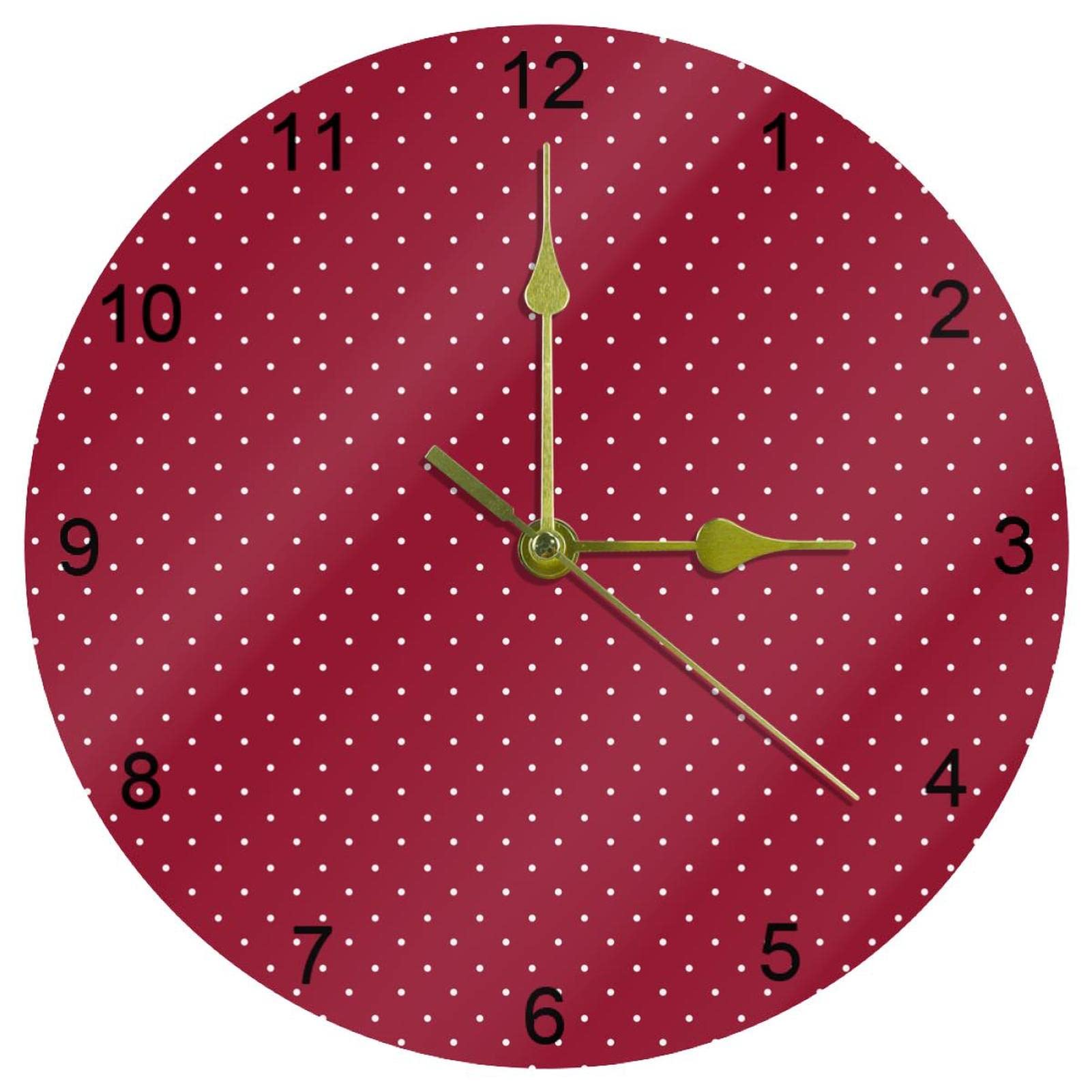 Horloge murale silencieuse contre les insomnies pendule à quartz pour chambre