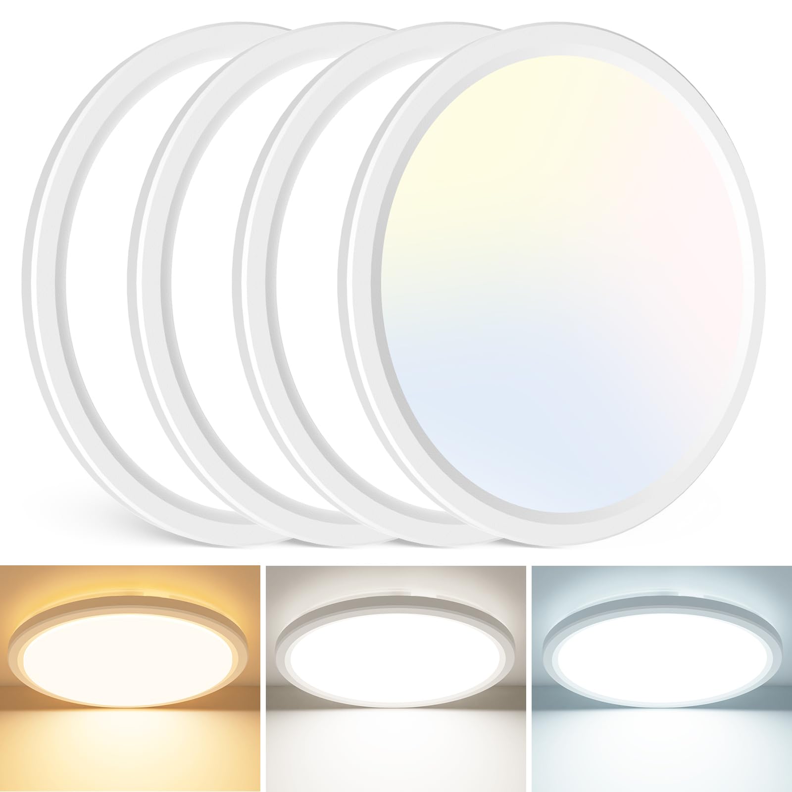 slochi 18W 1800LM LED Deckenlampe