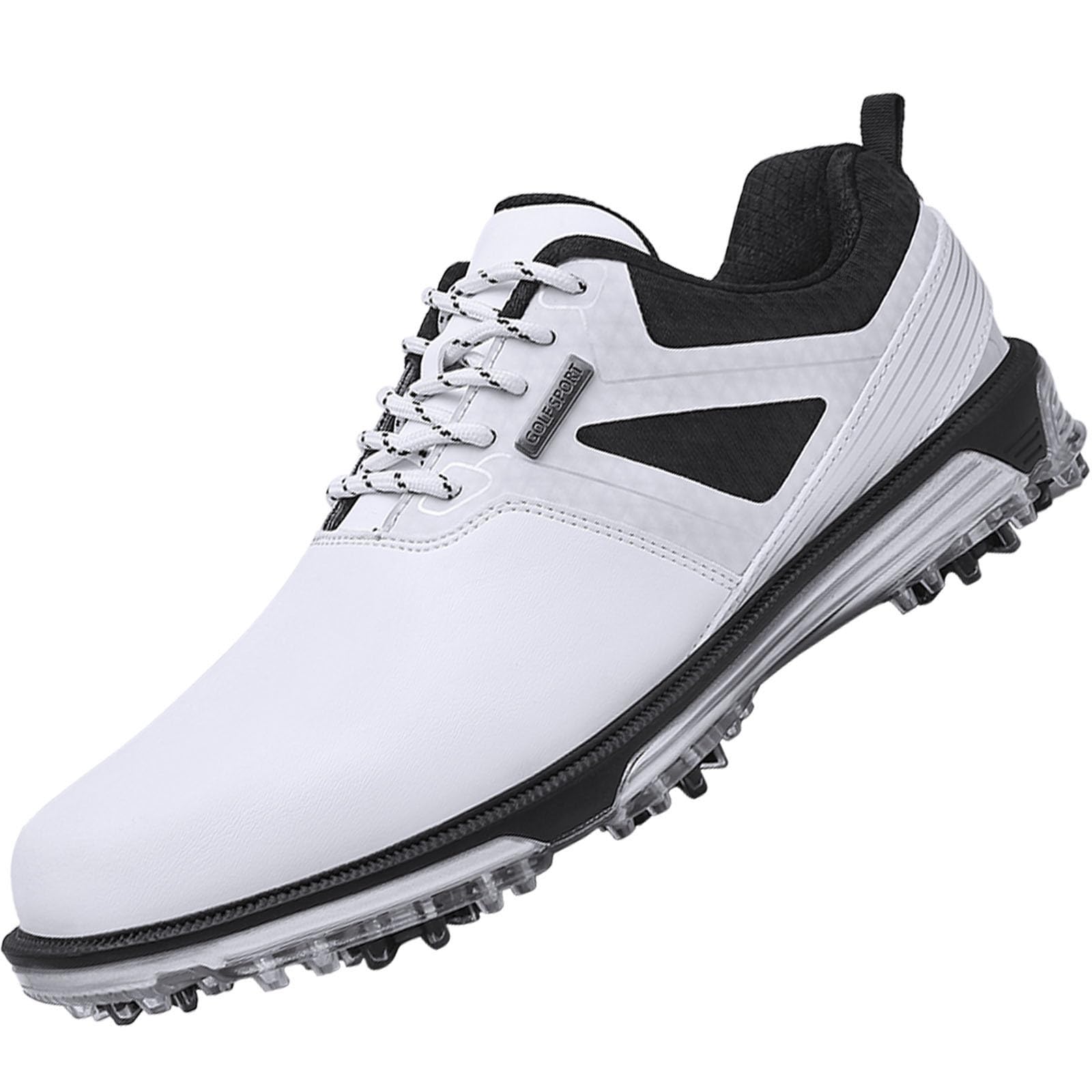 ULTIANT Chaussures de Golf Homme, Imperméables et Respirantes, avec Lacets Ajustables, Léger et Anti-Dérapant, Adaptées pour l'Entraînement et Le Jeu de Golf
