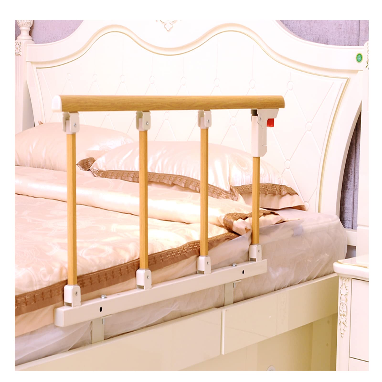 Barandilla de Cama Plegable para Adultos, barandilla de Cama para Adultos Mayores, barandilla de Cama Ajustable y Plegable, Barra de Apoyo para cabecera de Hospital, Pro