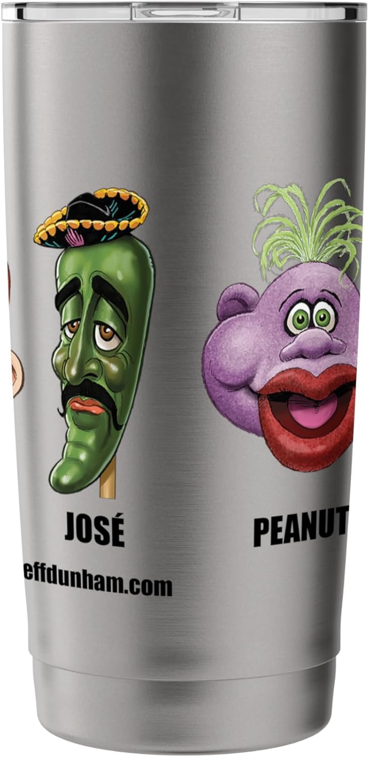 Jeff Dunham Full Gang Stainless Steel Insulated Tumbler - Image 4