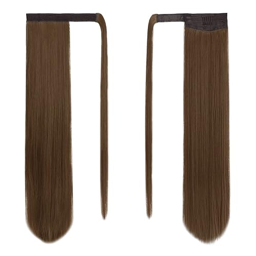 Miniatura 156 de BARSDAR Short Straight Ponytail Extension - 14 Inch Drawstring Black Ponytail Hair Extensions for Women - Synthetic Fake Pony Tails Hairpieces Clip