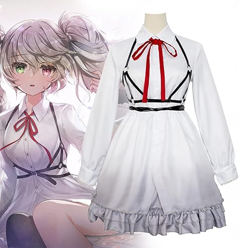 Vista 8 de Anime Cosplay Project Sekai Nene Kusanagi Uniforme Emu Otori Cosplay Halloween Conjunto completo para hombres y mujeres