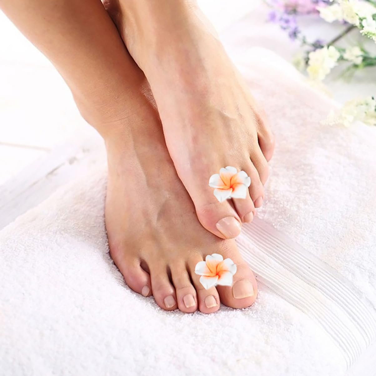 FRCOLOR 80pezzi Separatori Per Dei Silicone Per Pedicure Per Unghie e Distanziatori Comfort Facili Usare e Riutilizzabili Per Nail Manicure Casa