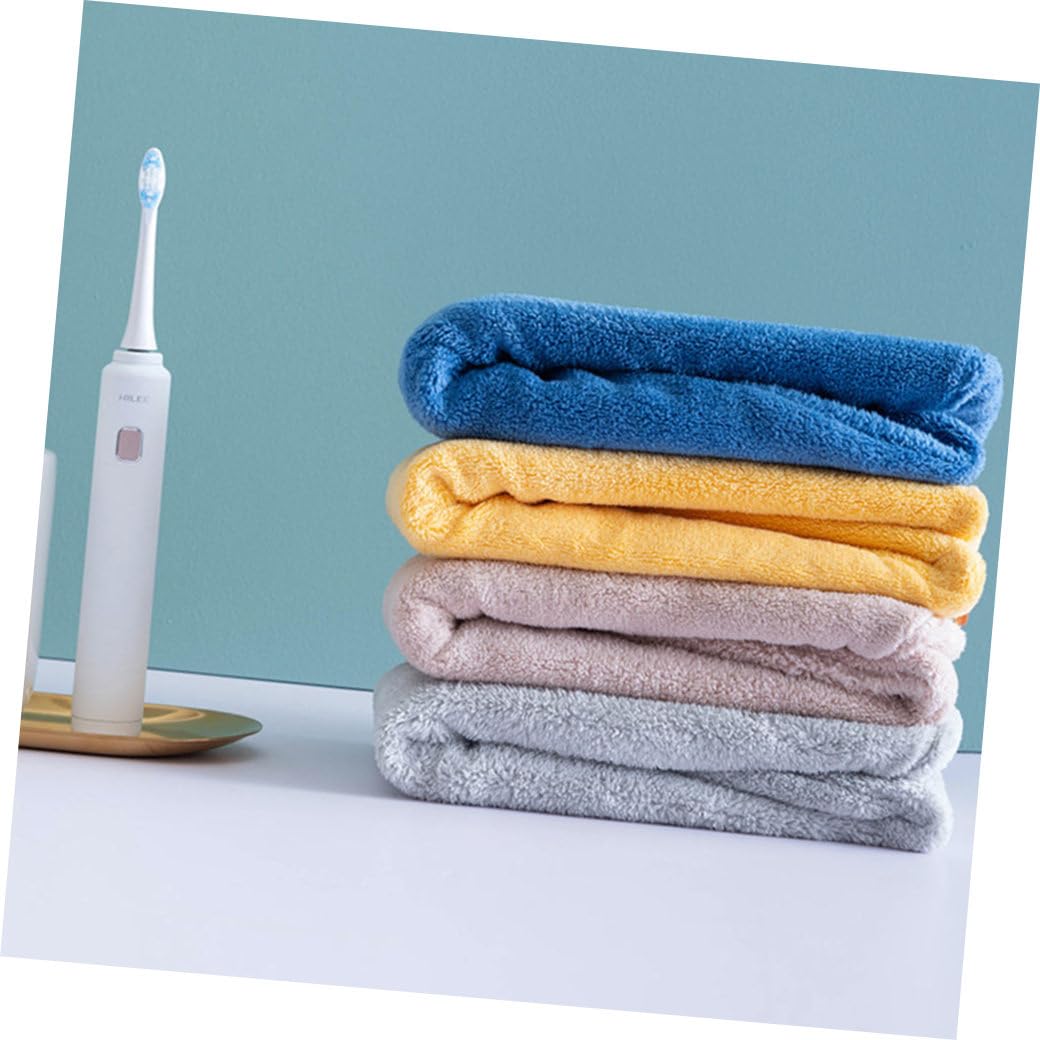 Beaupretty 4piezas Toalla Secado Rápido para Cabello Gorro De Secado Ultra Absorbente Toalla De Microfibra para para Uso Diario o Viajes y