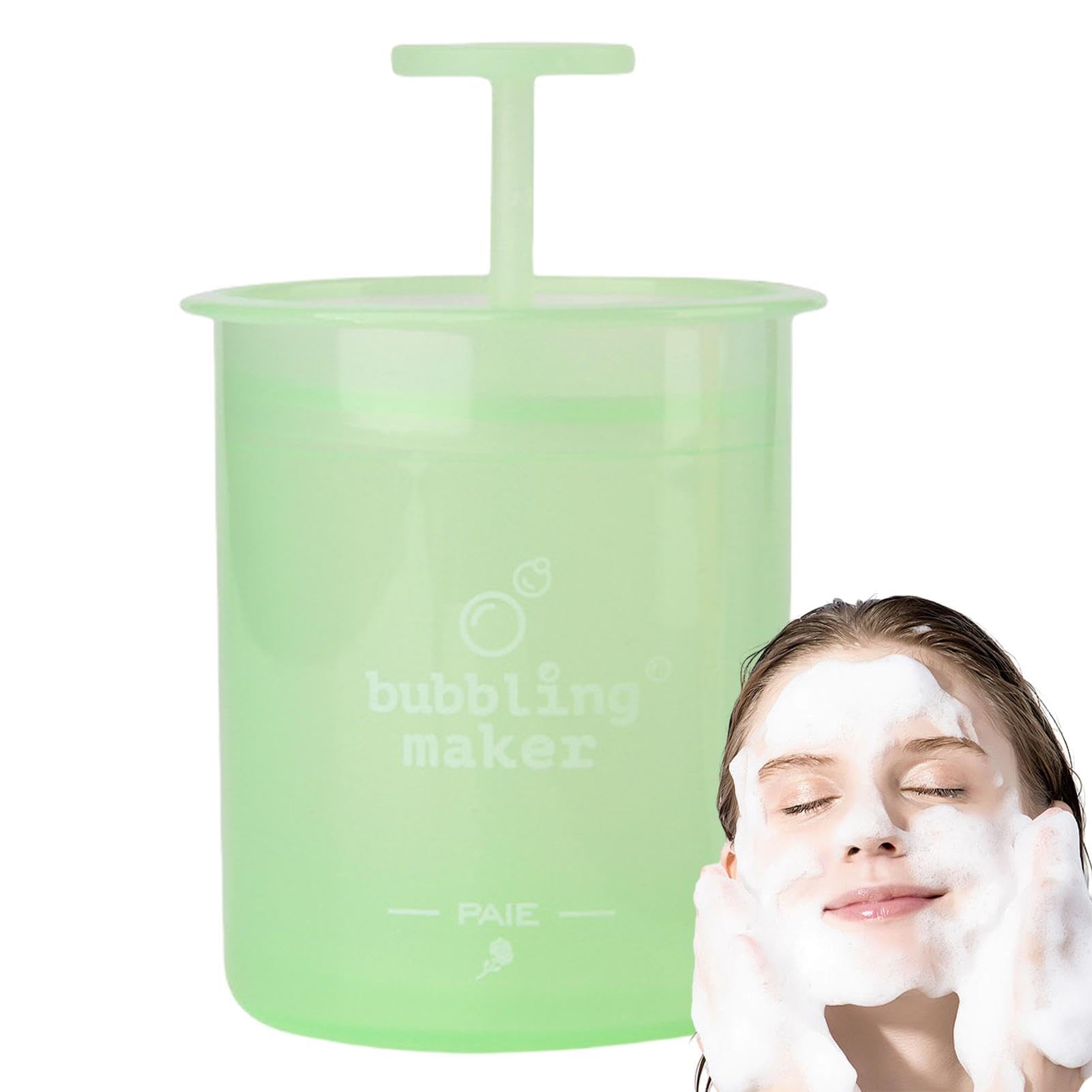 Schiumatore per sapone, Schiumatore detergente, Bottiglie schiumogene per la pulizia del viso Bubble Foamer, Strumento ergonomico per la pulizia del viso, creatore di schiuma detergente per la cura de