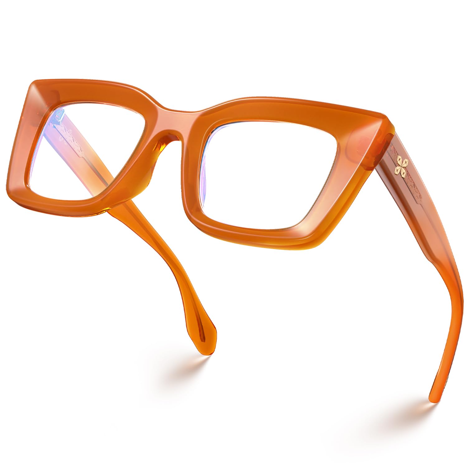 VISOONE Cat Eye Blue Light Blocking Glasses TR90 Anti-glare Women Calida