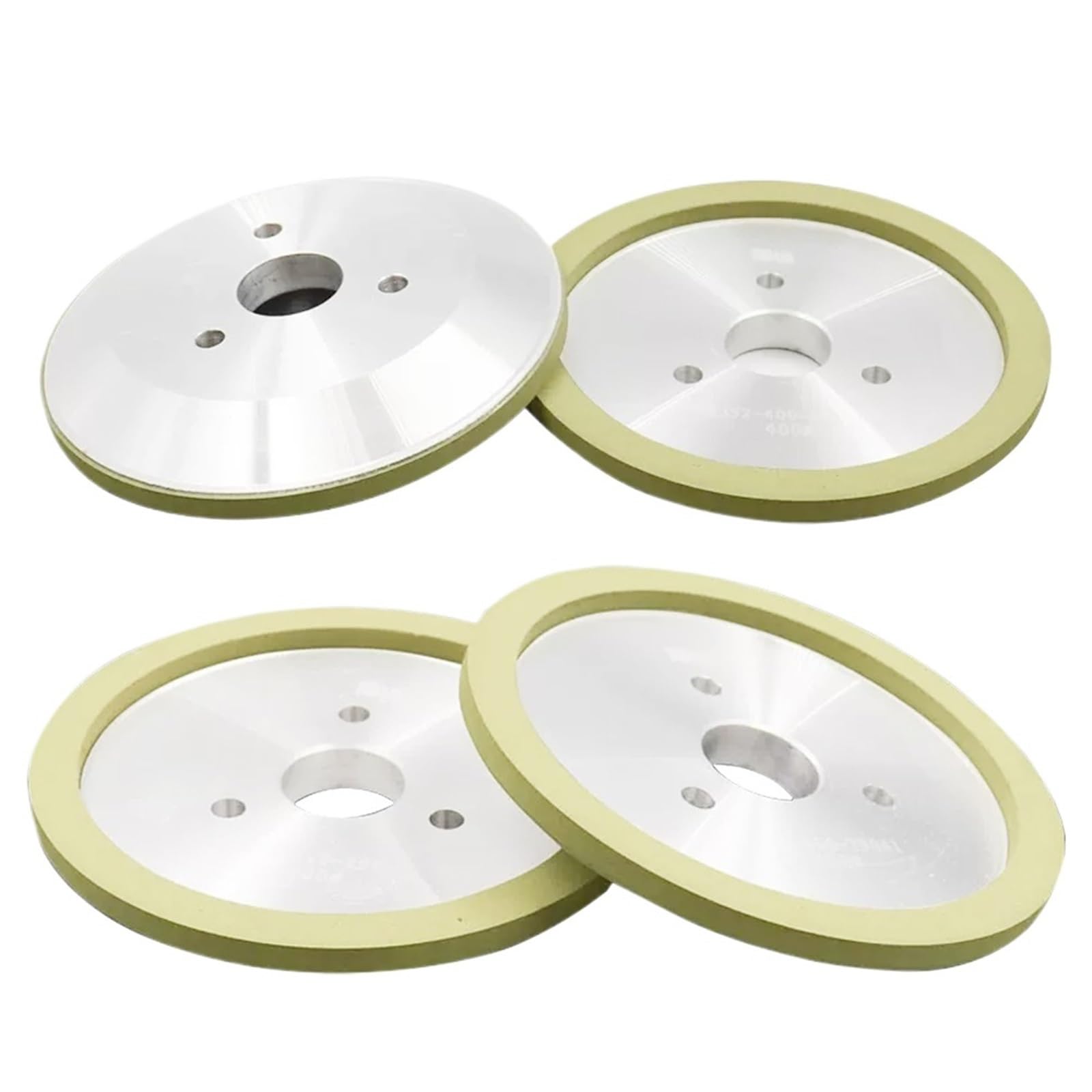 1 szt. 125 mm diamentowa tarcza szlifierska z trzema otworami do ostrzenia noży – do frezów ze stali wolframowej i PCD(400grit-45DEG)