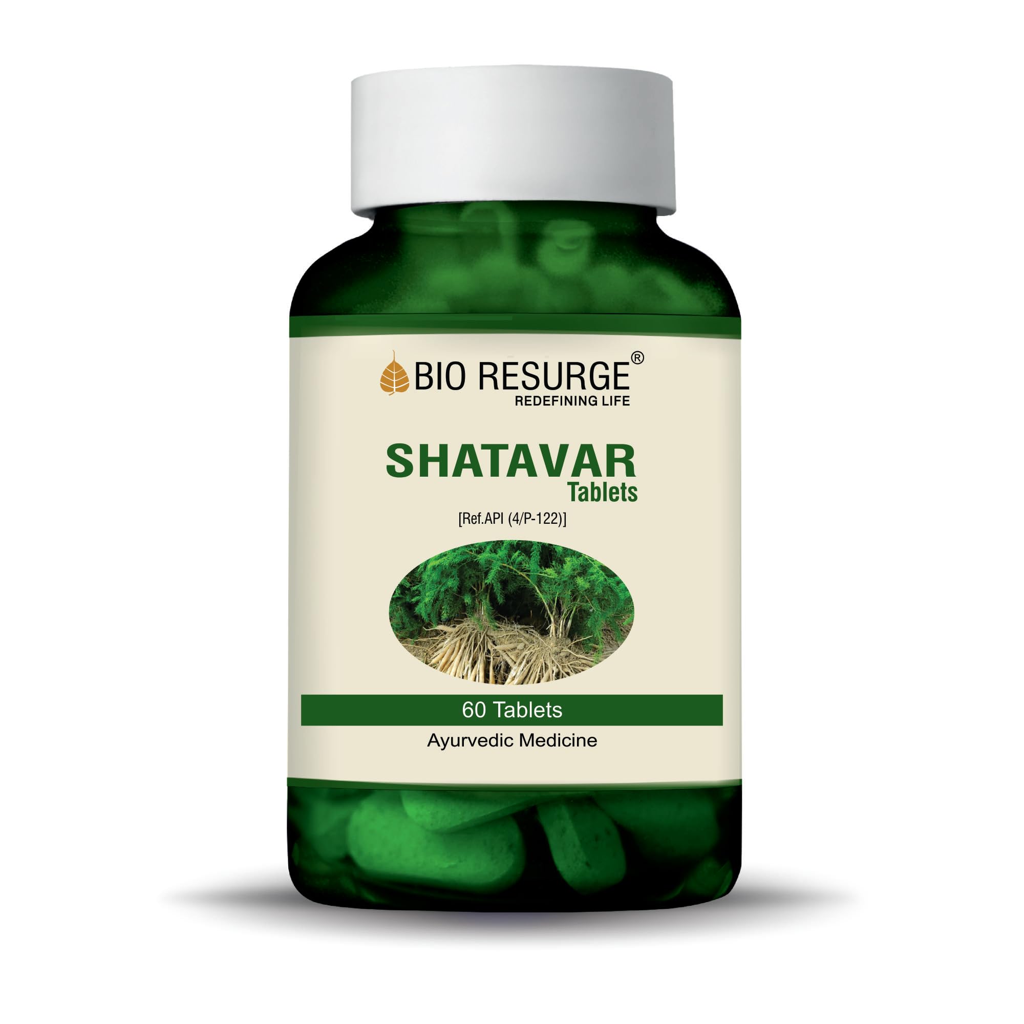 Bio Resurge Shatavari tablets Promotes Health Women 750 mg 60
