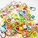 300 Pieces Knitting Crochet Locking Stitch Markers Stitch Needle Clip Counter 10 Colors