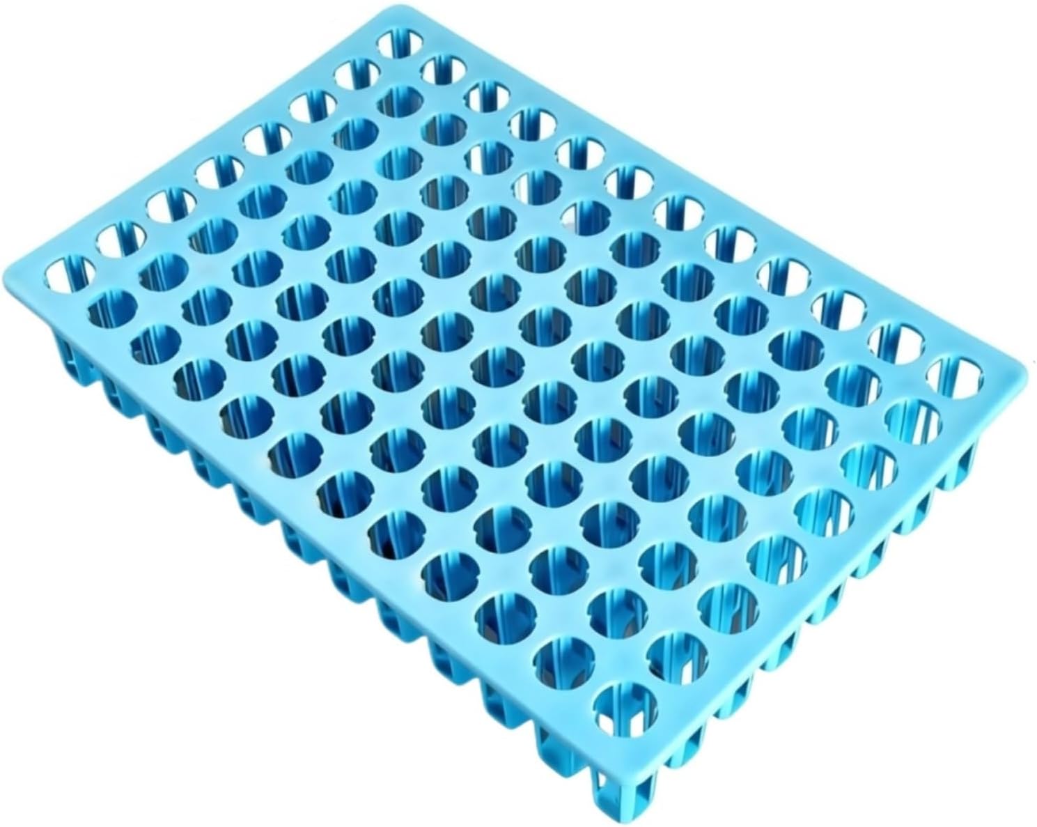 Tube Rack Plastic Test Tube Holder Rack 96 Holes Sample Storage Science