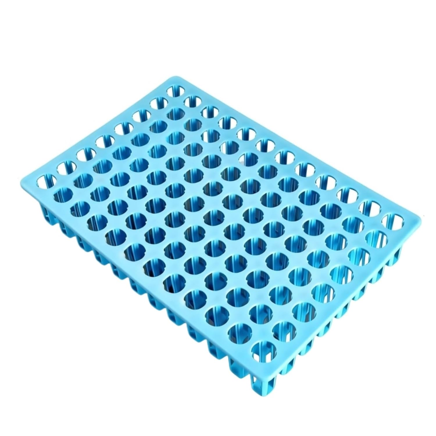 Test Tube Rack Lab Plastic Test Tube Holder Rack 96 Holes Sample Storage Centrifuge Racks
