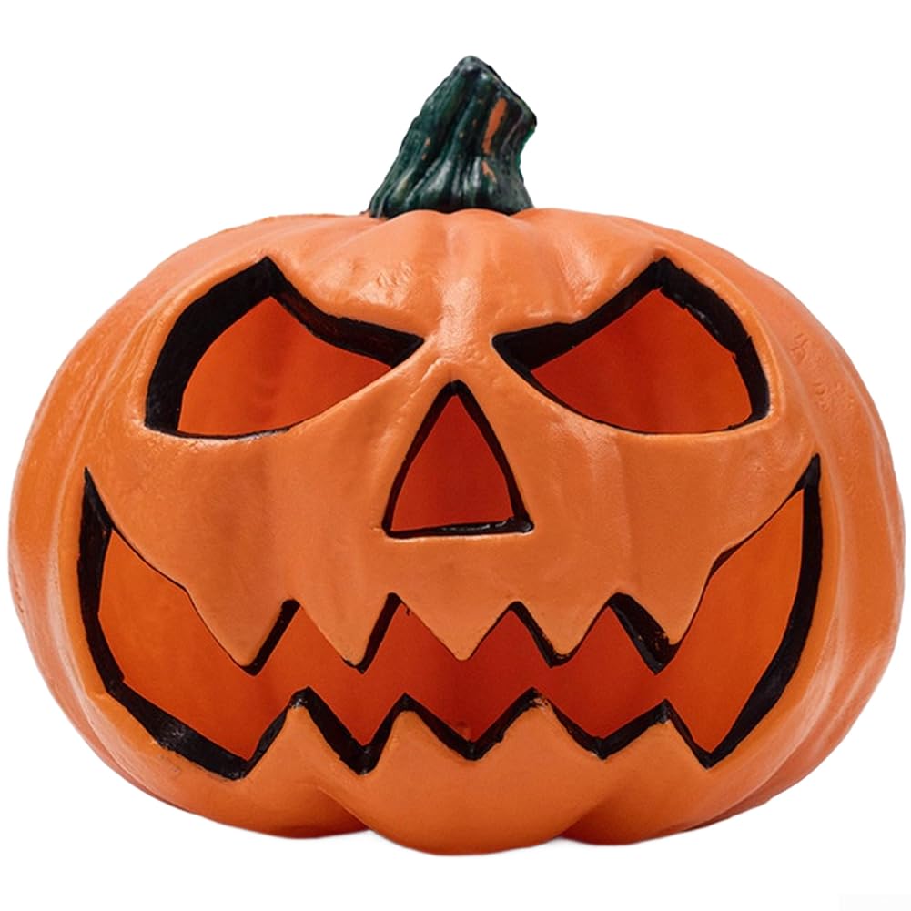 Zucca Luminosa Arancione 21cm con Inclusa Zucca Luminosa Arancione