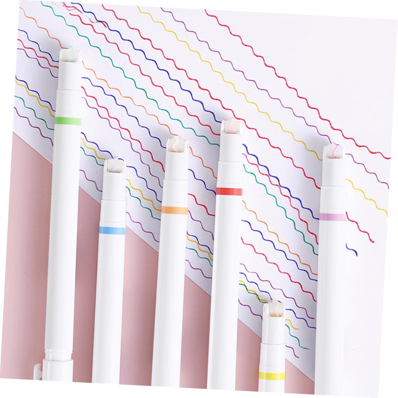 SHINEOFI 18 Stck. Roller-textmarker Textmarker Masse Punktmarkierungen Ästhetisch Pastell Marker Einziehbare Schulbedarf Farbstifte Tintenroller Plastik