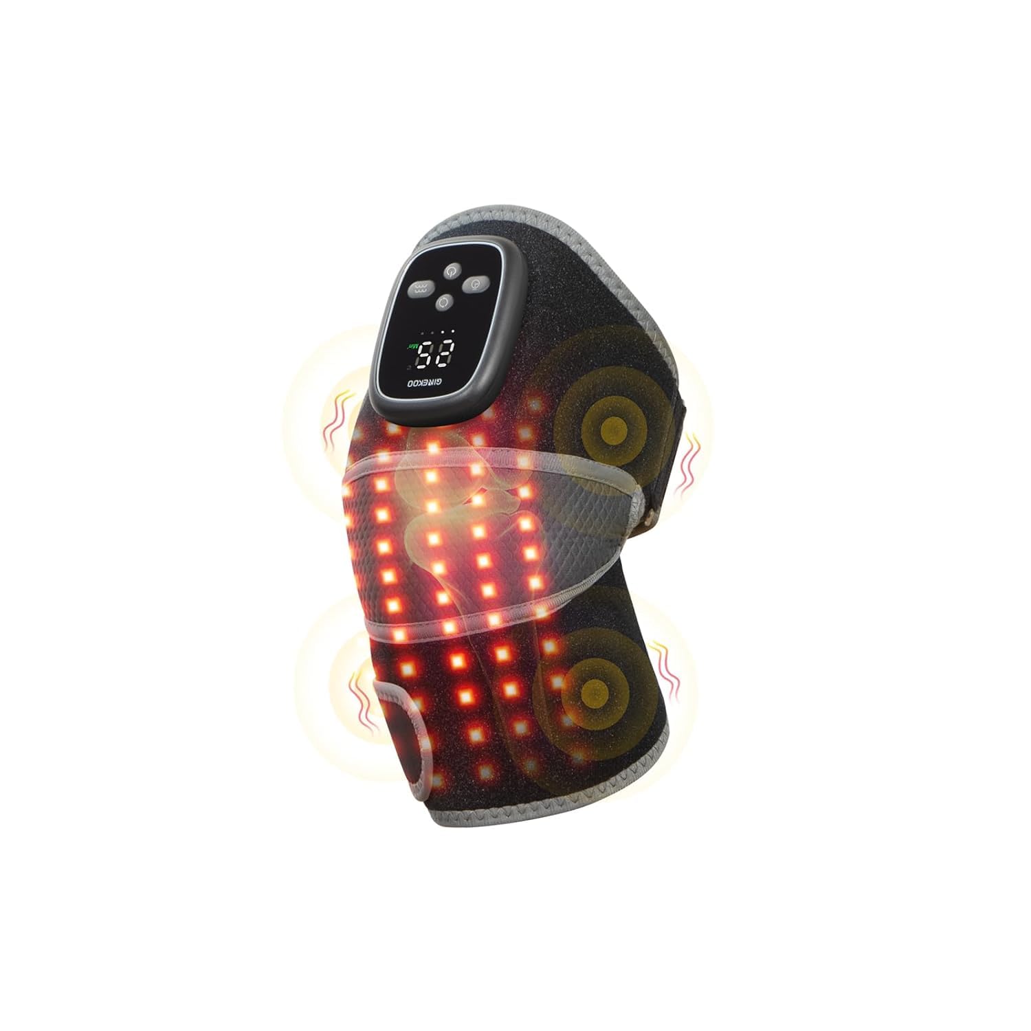 Rotlicht-Therapie Kniemassageband, 660 nm & 850 nm, 5000 mAh