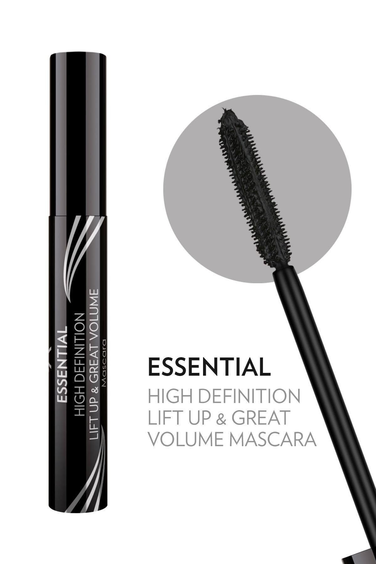 Golden Rose Essential High Definition & Lift Up&great Volume Mascara Black - Hacim Veren Maskara 2'li Set