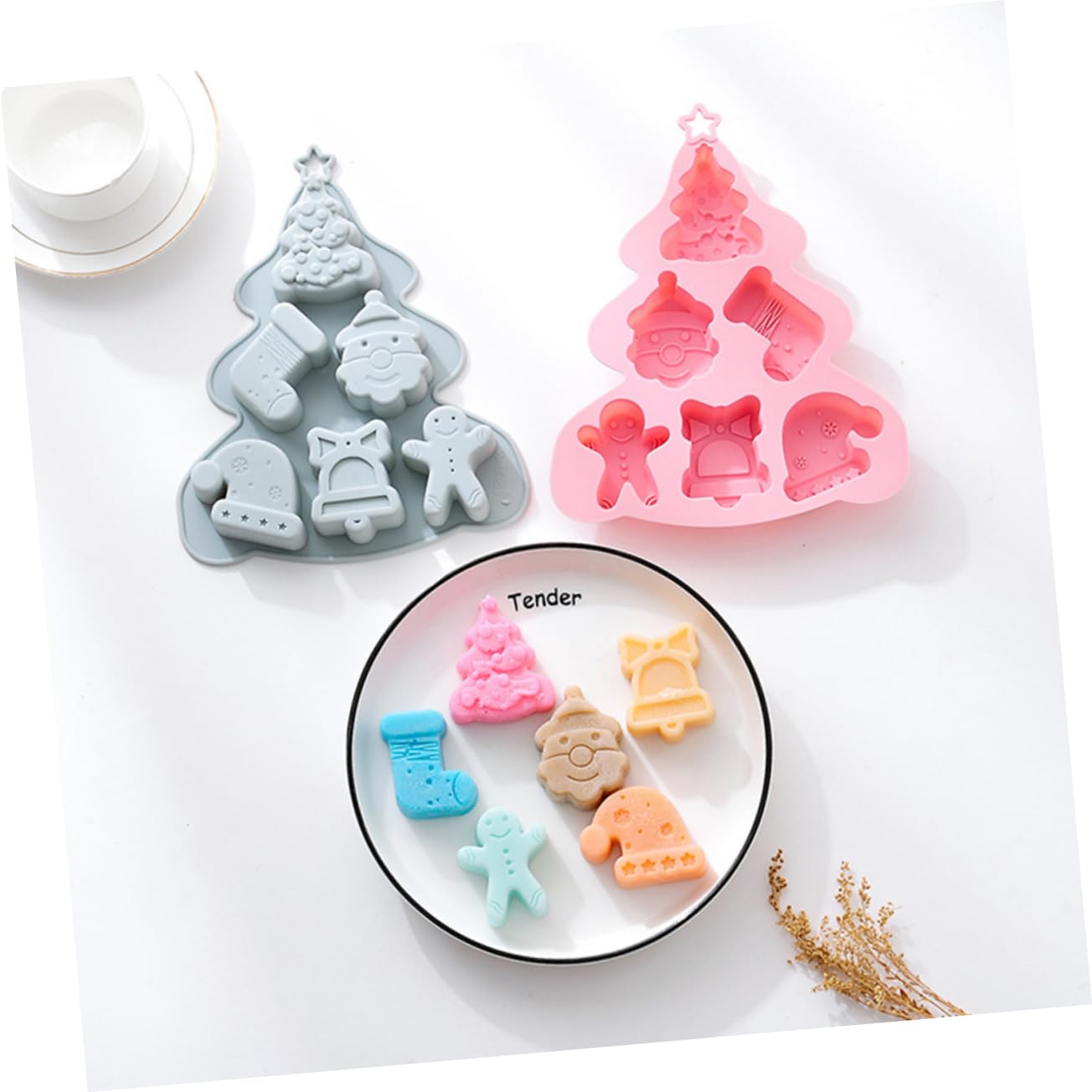 Cabilock 3 Ensembles Moule À Gâteau En Silicone Mini Moules À Gâteaux Moules À Gâteaux Moules À Pâtisserie Moules À Fondant Décorations De Gâteaux En Forme De Coquille Gâteau En 2 pièces * 3