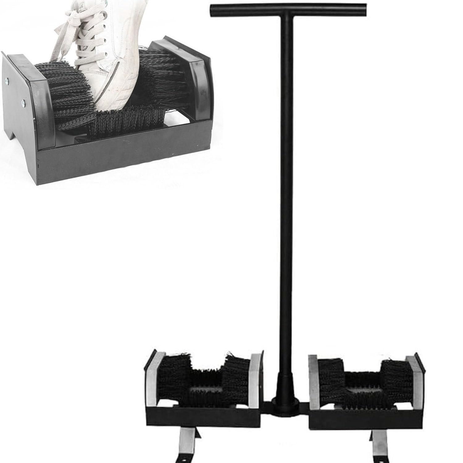 Cepillo limpiador de botas, cerdas rígidas de doble cara para una eliminación eficiente del barro, ideal para botas de lluvia, senderismo y botas de fútbol, perfecto para entrada de puerta delantera