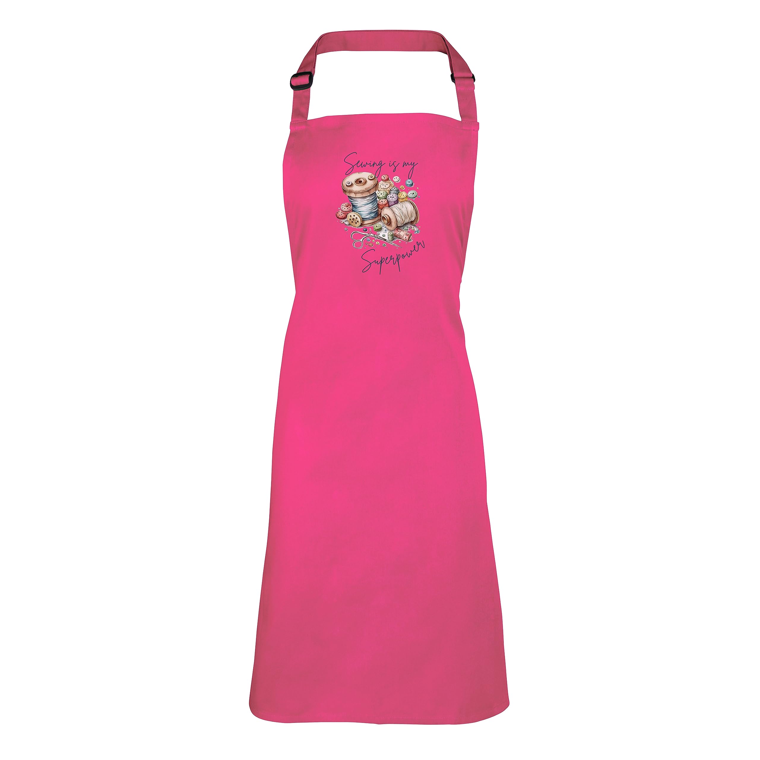 Shopagift Sewing is my Superpower Apron Mens Womens Cooking BBQ Chef DIY Cook Gift