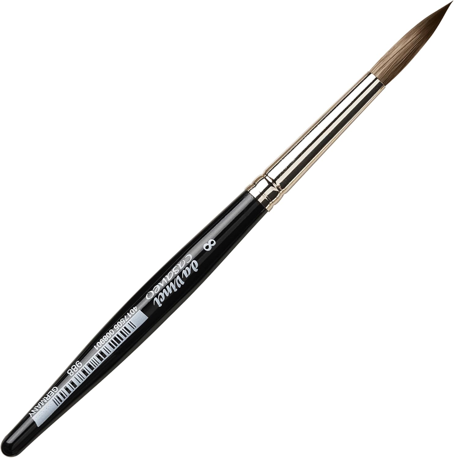 da Vinci Watercolor Series 988 Size 8 • CASANEO Round Shape with Extra Small Handle