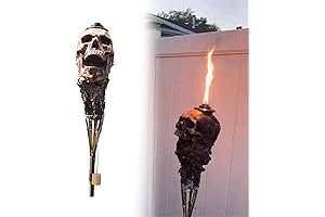 Skull Tiki Torches: Enchant Your Garden with Eerie Ambiance