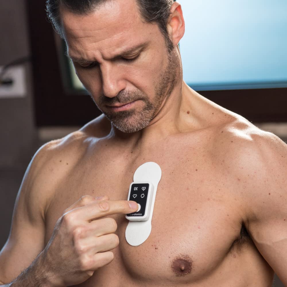 Cardionica Moniteur ECG Portable Professionnel À Canal Unique | Électrocardiographe Portable Pour Électrocardiogramme Professionnel | Électrocardiogramme Portable et Compteur Fibrillation Atriale | Diagnostic cardiaque en 1 minute – Détection clinique de