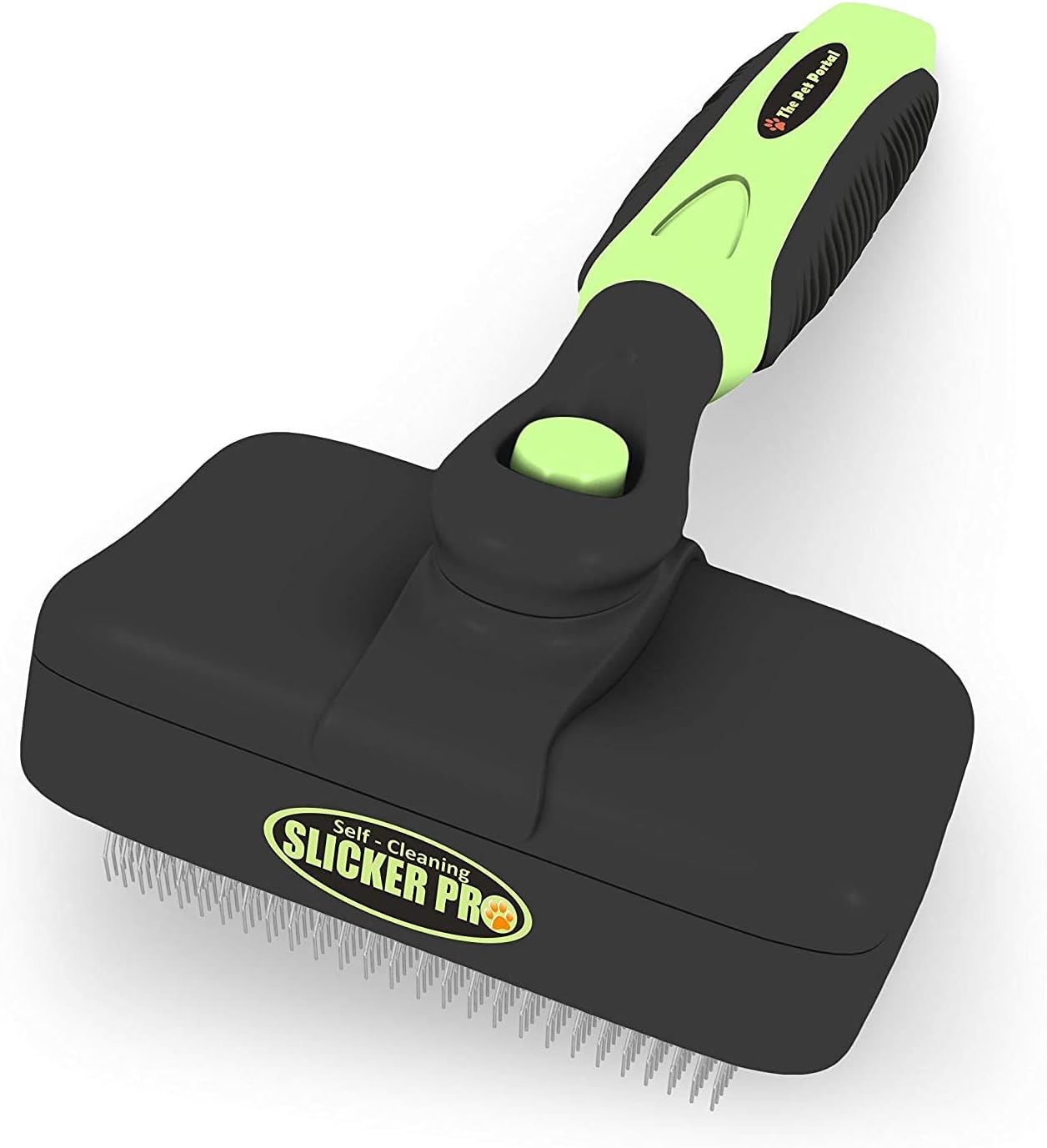 American Kennel Club AKC Self Cleaning Slicker Dog Brush With Coated Tips - Gently Removes Tangles & Loose Hair - View #4