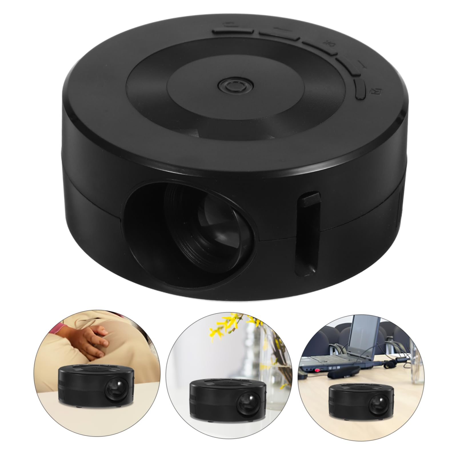 Mini Proiettore Portatile Con Speaker Proiettore Per Ragazza e Compatibile Con Tablet e Smartphone Mirroring e Led Ore