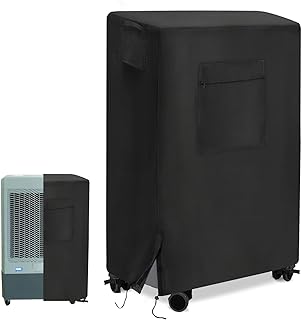Evaporative Cooler Cover for Hessaire MC61V/MC61M Portable Evaporative Cooler, Cover for Swamp Cooler/Water Air Conditioner/Outdoor Air Conditioner