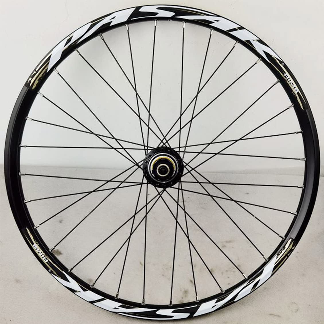 Mountainbike Laufräder, 24 Zoll Fahrrad Laufradsatz Doppelwandige Aluminiumlegierung MTB-Felge Scheibenbremse Schnelle Veröffentlichung 32 Loch 8 9 10 11 12 Speed (Color : Black, Size : 24 inch) Sport & Freizeit