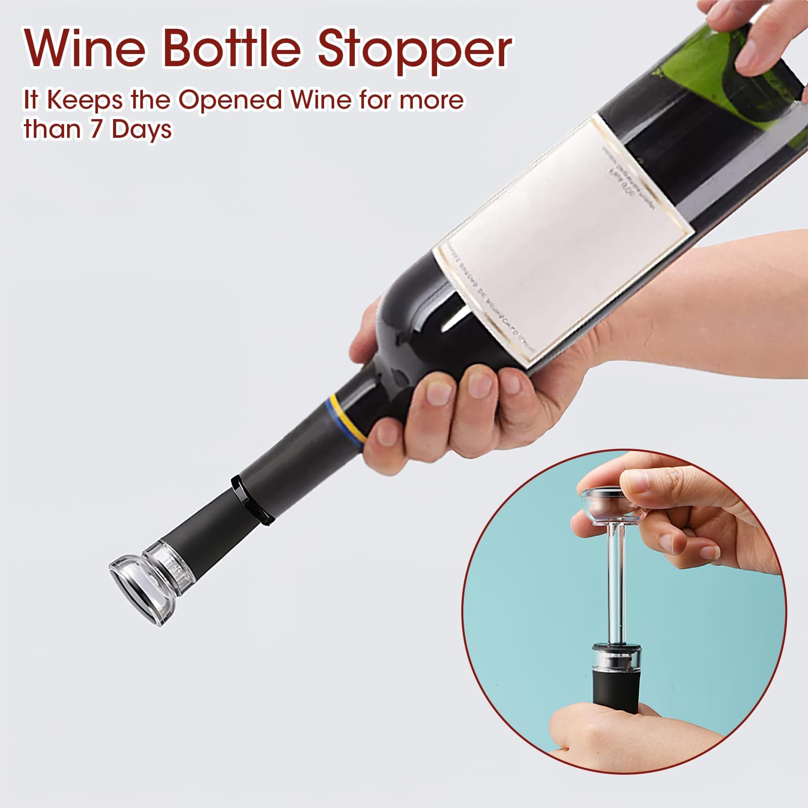Ouvre-Bouteille Électrique 4 En 1 - Décapsule, Verseur Et Bouchon Vacuum - Pour Vin