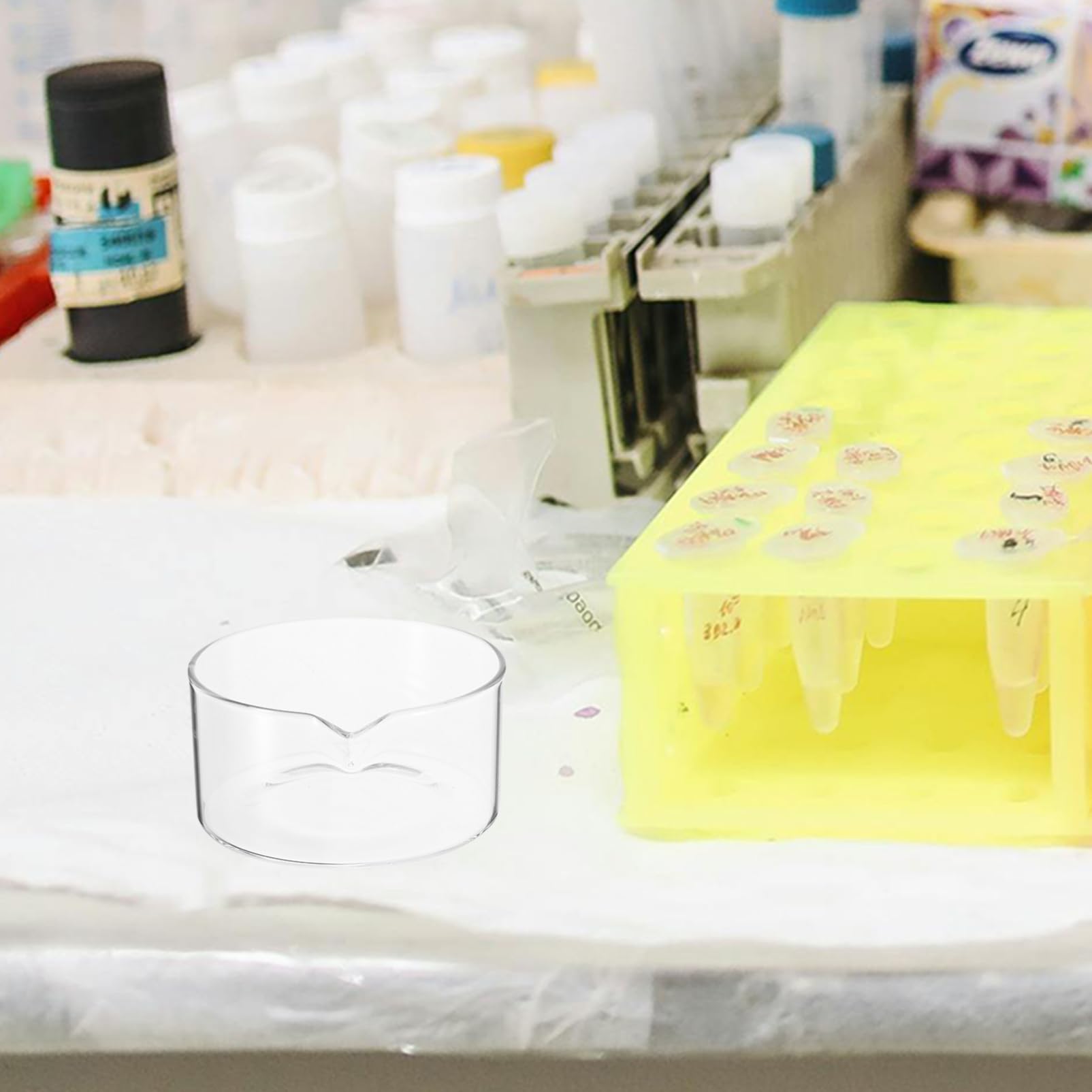 PLAFOPE Professional Glass Crystallizing Dish Lab Equipment Heat Cool Storage Kitchen Supplies