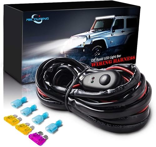 Miniatura 8 de Barra de luz LED CREE Mictuning serie 06 de 72 a 126 W, para vehículos desde todoterreno a barco, Negro