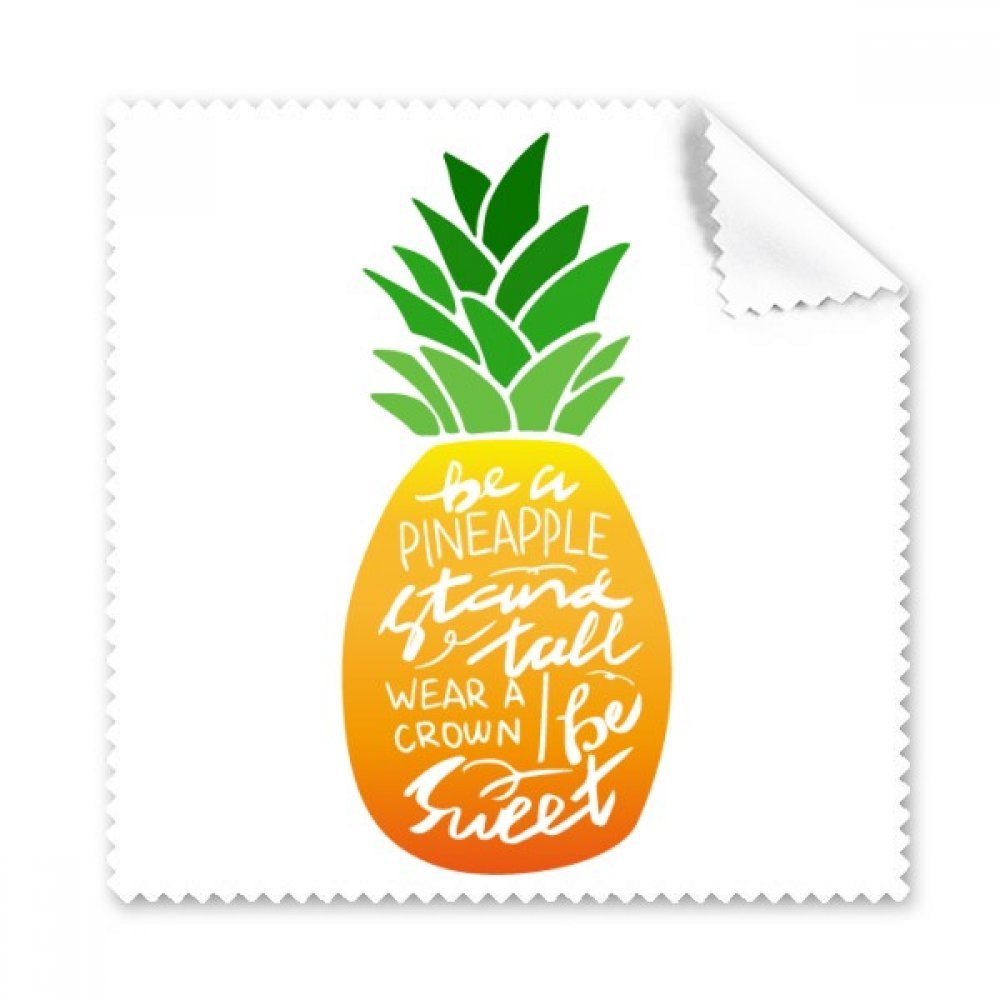 Écran de téléphone propre grâce au chiffon doux ananas 5pcs - 3