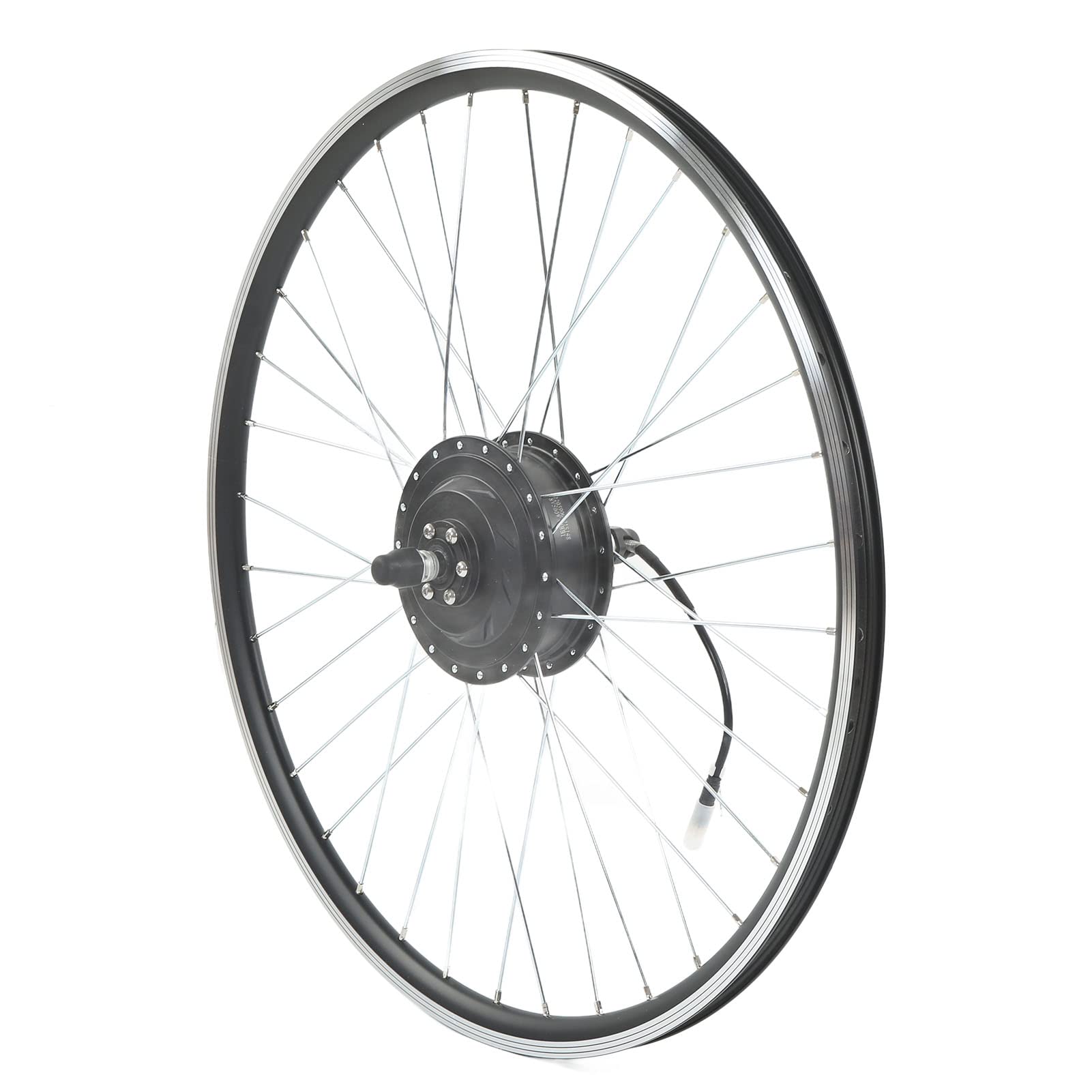 Dilwe Zestaw do Konwersji Roweru Elektrycznego, Silnik Bezszczotkowy 500 W z Wyświetlaczem LCD3 do Rowerów Górskich i Składanych (28/29 cali)