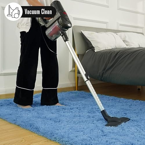 Miniatura 95 de Amearea Alfombra suave y esponjosa de alta calidad, moderna, 5 x 7 pies, alfombras de felpa mullida para sala de estar, dormitorio, habitación