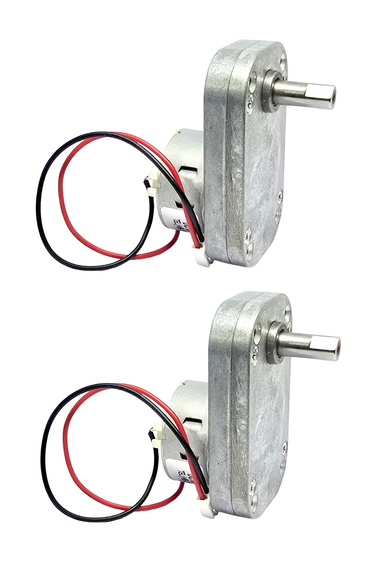 INVENTO 2pcs 12V 15 Kg-cm 200 RPM DC Motor Micro Reduction Square Gearbox High Toque Heavy Duty For Robotics DIY Projects-image-10